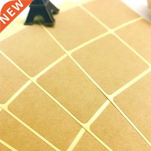 Kraft lot Sticker Sealing Blank Design Square New Pcs 100