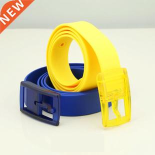 Candy Type Fashion Men And Women Lovers General Belt Silica