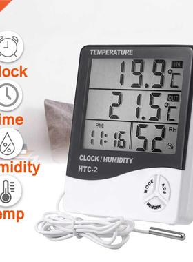 LCD Digital Thermometer Hygrometer Electronic Temperature Hu