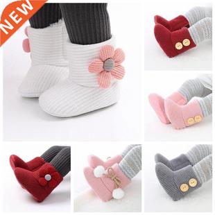 2021 Toddler Newborn Baby Crawling Shoes Booties Boy Girl Sl