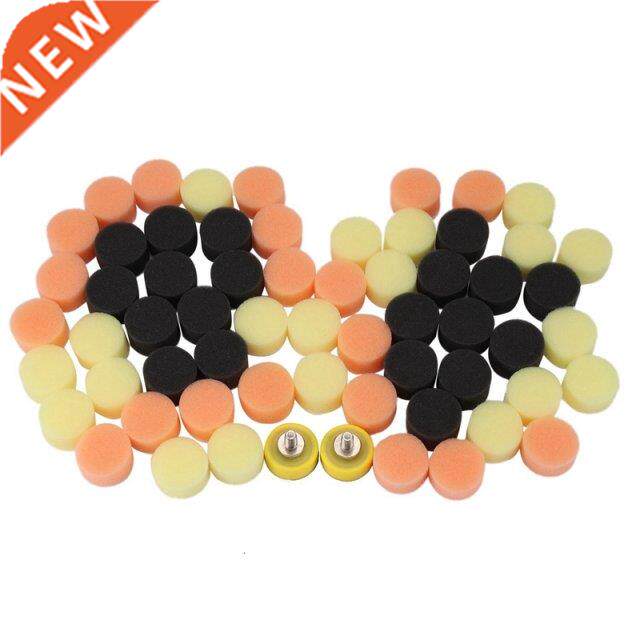 62 Pcs 1 Inch 25Mm Buff Polishing Pad Kit for Car Polishing