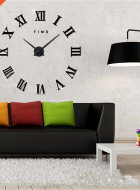 3D Acrylic Mirror Wall Clock Diy Quartz Watch Still Life Clo