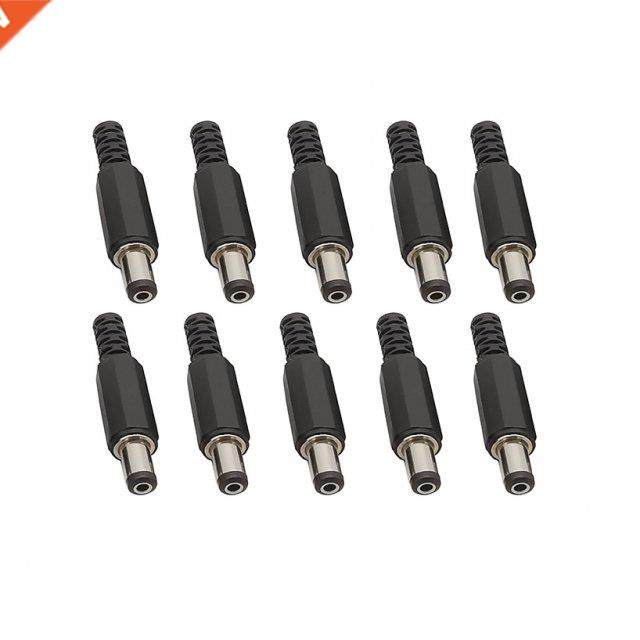 10/20Pcs 5.5X2.5MM DC Power Connector Plugs 9mm Length 5.5 *