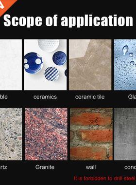 6mm-100mm Blue Marble Tile Opener Diamond Core Bit Hole Saw