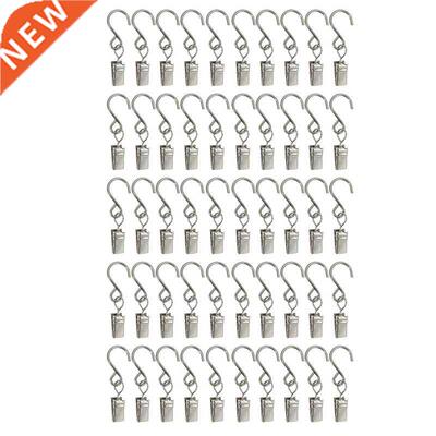 S Hooks Curtain Clips 50 Pcs Hanging Party Lights Clips Hang