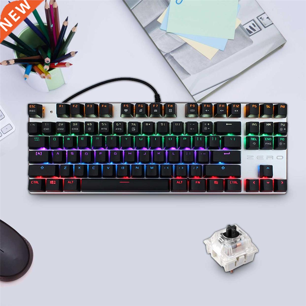 Mechanical Keyboard Computer Keyboard Gamer RGB Backlight Er