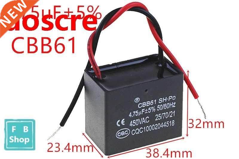 1pcs CBB61 4.75uF 450VC strting cpcitnce C Fn Cpcit