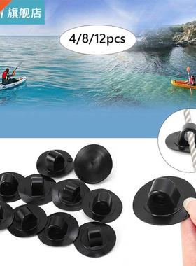 4/8/12 Pcs Drag Rope Buckle Rowing Boats Buttons Plastic Saf