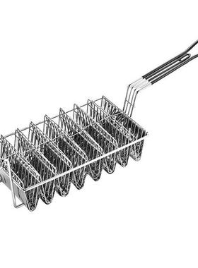 Stainless Steel Taco Basket Tortillas 8 Shells Pancake Burri