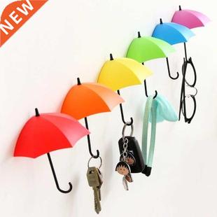 3pcs/lot Umbrella Shaped Creative Key Hanger Rack Home Decor