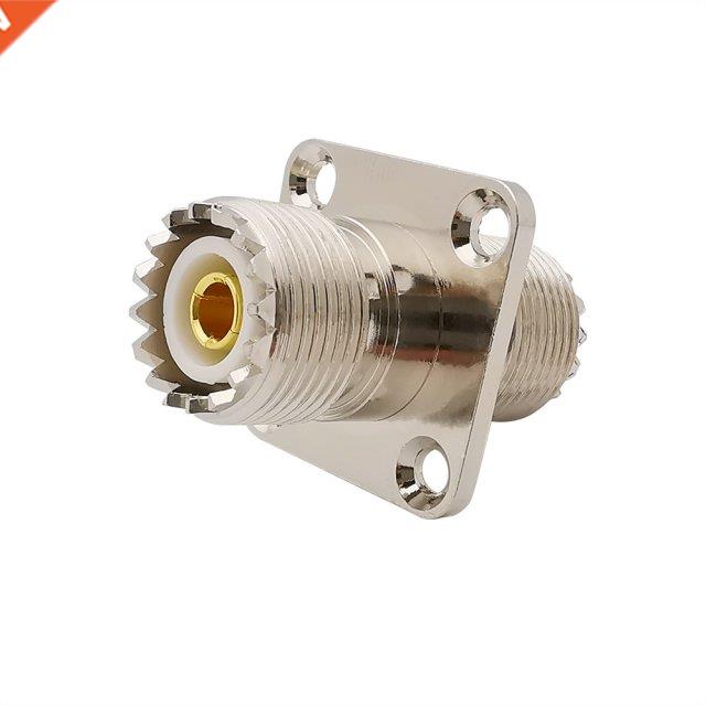 1Pcs UHF SO239 to SO-239 Female Straight RF Coax Coaxial Con