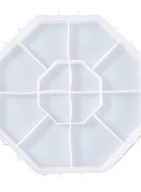 Octagon Storage Tray Epoxy Resn Mold Dsh Plate Castng Sl