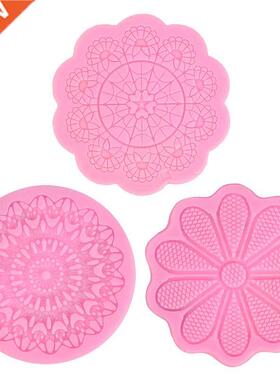 Flower Mandala Silicone Molds Designer DIY Clay Jewelry Tex