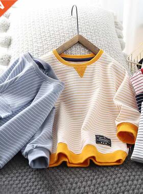 Boys sweatshirt cotton 2022 spring and autumn new style chil