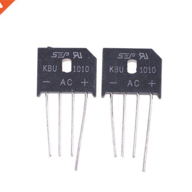 2018 2pcs/lot KBU1010 Diode Bridge Rectifier 10A 1000V Diode