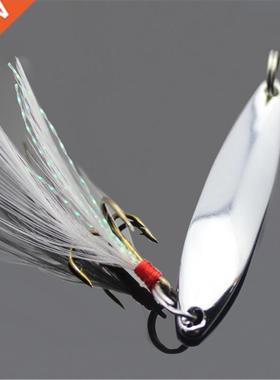 Se?uelo de pesca de Metal, cuchara giratoria de lentejuelas