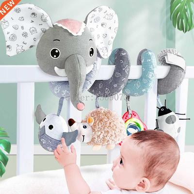 Toy Baby Stroller Comfort Stuffed Animal Rattle Crib Rattles
