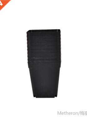 10pcs Square pots Plastic Plants Pot Flower Plastic Planter