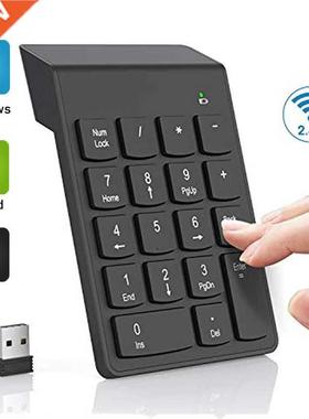 Mini Wireless Numeric Keyoard 2.4GHz Numpad 18 Keys Digita