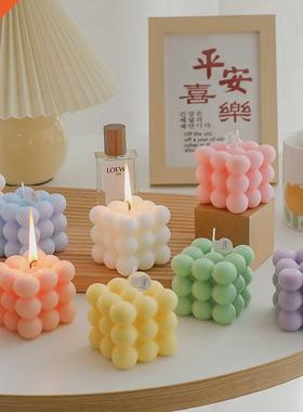 Rubik	s Cube Aromatherapy Candle Soy Wax Birthday Gift Se