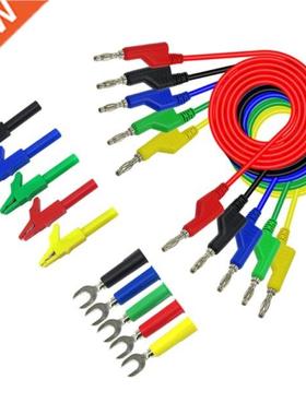 4mm Banana to Banana Plug Stackable Test Lead Kit for Multim