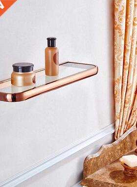 Luxury Rose Gold Bathroom Accessories Brass Wall Mounted Toi