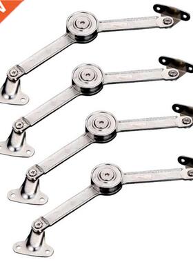 4Pcs Hydraulic Randomly Stop Hinges Kitchen Cabinet Door Sup