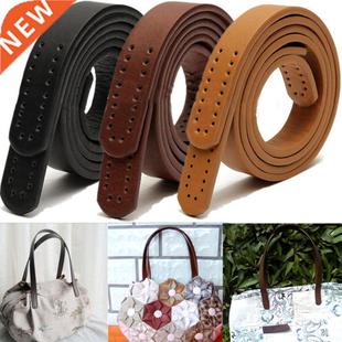 Leather 60c Handle Belt Shoulder Strap Bag Pair