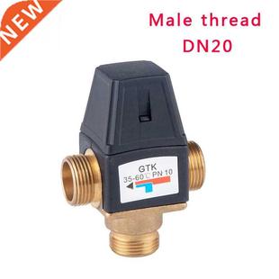 Male Thread DN20 Way Sola Valve Brass Mixing Thermostatic