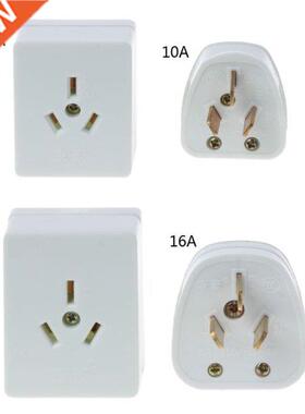 10A16A Electrical Wall Socket 3Pin Plug Wall Outlet Plate Pa