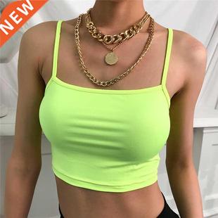 2021 Fashion Womens Summer Camis Tanks Tops Sleeveless Cotto