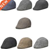 Beret Autumn Check Price Patte New Woolen Winter Factory and