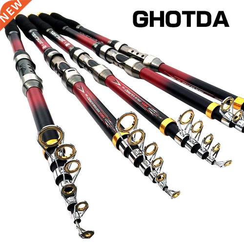 GHOTDA-ca?a de pescar telescópica portátil, ap