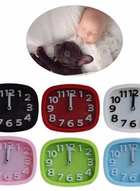 Square Quartz Alarm Table Clock Kids Room Office Home Decor