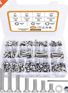 85PC M6 Hexagon Hex Socket Countersunk Head Screws and Nut