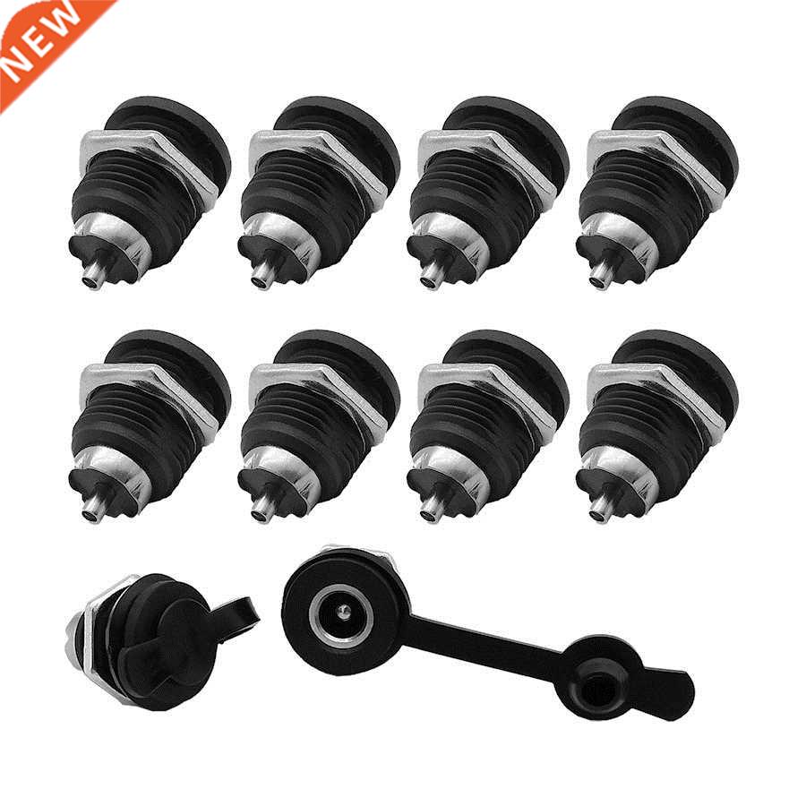 5Pcs 5.5 x 2.1mm DC Power Plug Jck Socket Connector With Nu