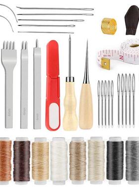Leather Stitching Punch Sewing Kit Leather Craft Tools Kit W