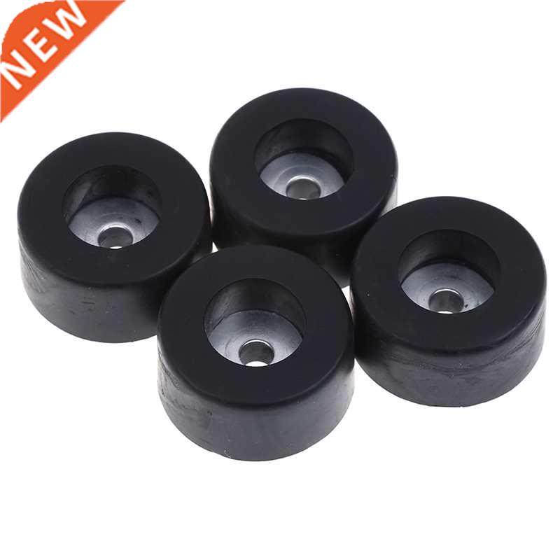 Cabinets Rubber Feet Damper Pad Base 4pcs Durable Black 38mm