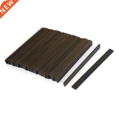 50Pcs Straight Female PCB Header 40 Way 2.54mm Spacing Conne