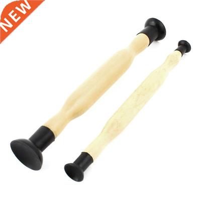 Double Ended Wooden Grip Valve Grinding Stick Lapping Tool S