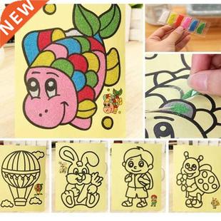 Color Sand Drawing lot Creative Kids Art 5pcs Painting