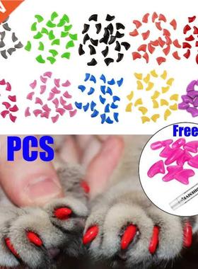 New FASHION colorful Cat Nail Caps soft cat Claw Soft Paws 2