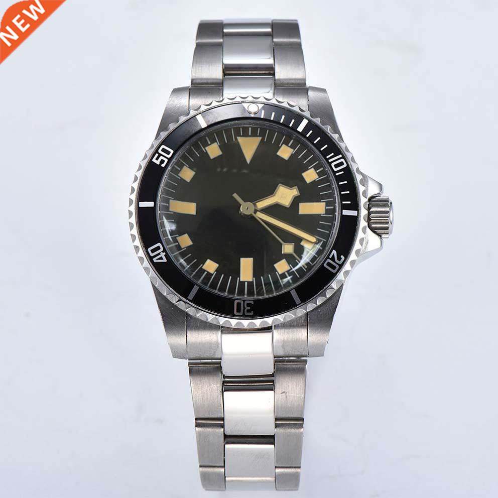 watch Automatic Mechanical 1960 Retro Watch Men's 39.5mm bla