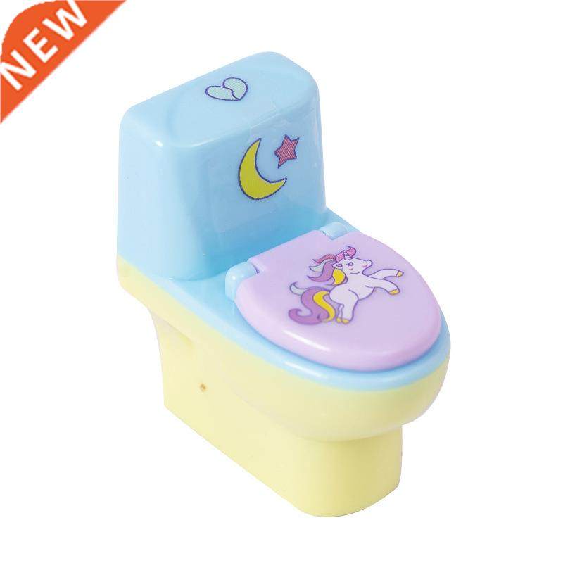 2pcs Stationery Creative Toilet Shape Cartoon Unicorn Pencil
