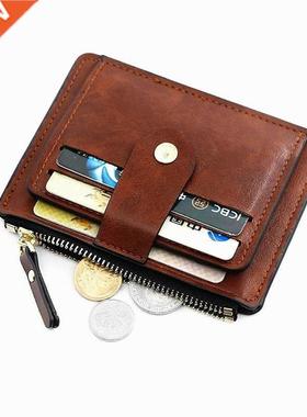 Travel Leather Men Wallets Women Credit Card Holder Cover