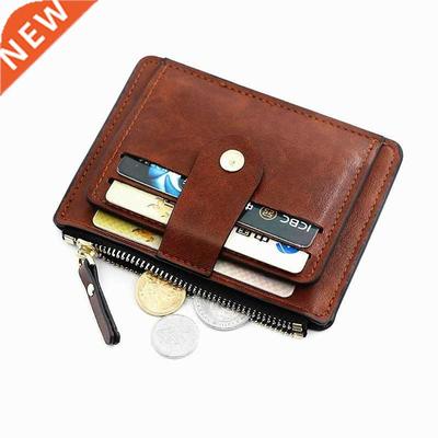 Travel Leather Men Wallets Women Credit Card Holder Cover