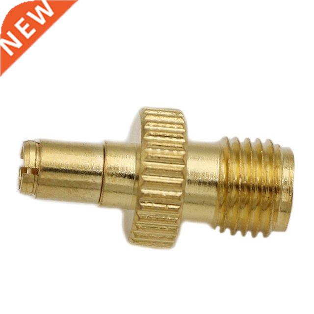1pc Adapter TS9 Male Plug To SMA Female Jack Straight Gold B