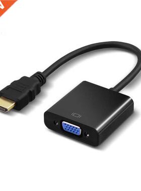 HDMI-compatible To VGA Adapter Cable Male To Famale Converte