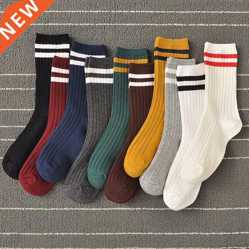 Spring Socks Women Woman Korean Version of The Two Bars Jap