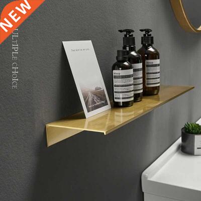 Brushed Gold Black White Aluminum Bathroom Shampoo Cosmetics